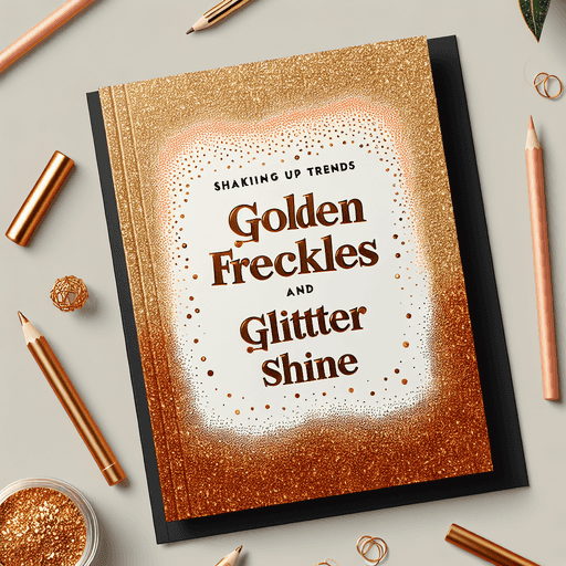 Mengguncang Tren dengan Tampilan Freckles Emas dan Kilau Glitter