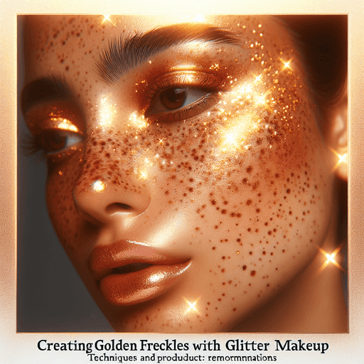 Ciptakan Freckles Emas dengan Makeup Glitter: Teknik dan Rekomendasi Produk